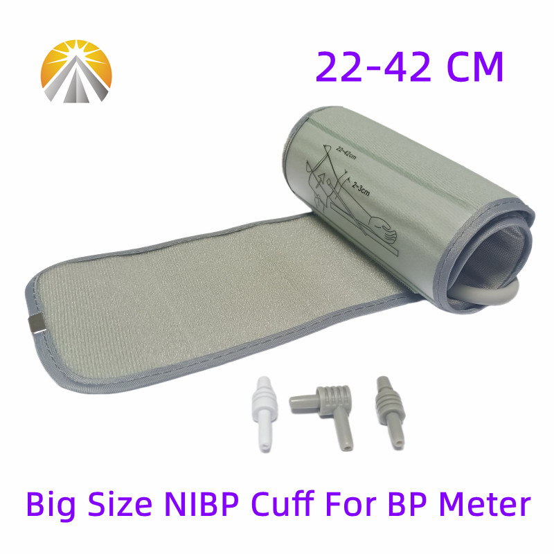 Monitor Arm Single - Tragbare NIBP-Manschette für Erwachsene, 22–42/22–48 cm,
