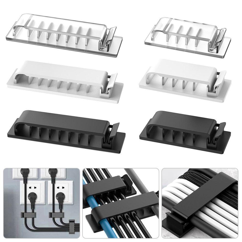 Desk Cable Clip - Kabel-Organizer, selbstklebende Kabelklemmen, USB-Kabelmanagement-Klemme, für Auto,