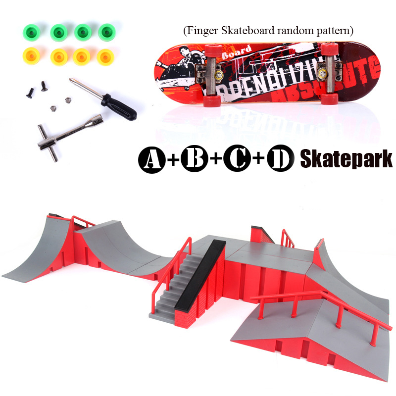 Tech Deck Accessories - Finger Skateboard Skate park Mini Rampe