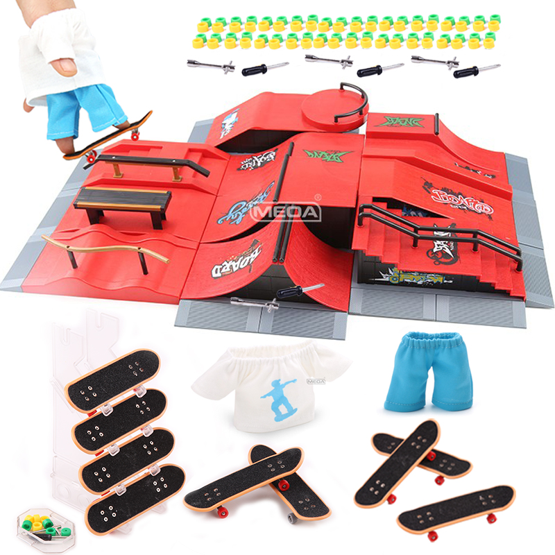 Tech Deck Accessories - Finger Skate park 10-in-1-Set profession elle