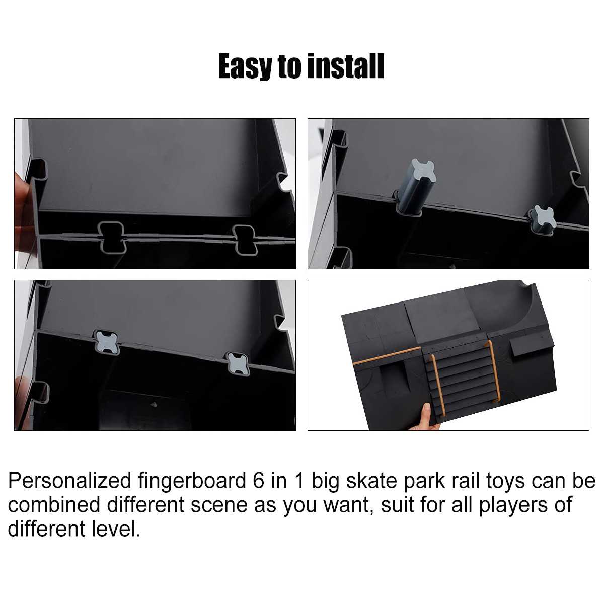 DIY Finger Skatepark Kit Mini  – Tech Deck Accessories Bewertung und Preis