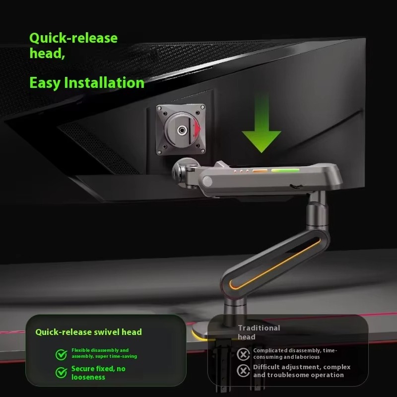 F6-XV Schwarzer Aluminium-Einz – Monitor Arm Single Bewertung und Preis