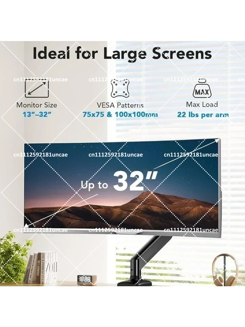Einzelner Monitorarm, Aluminiu – Monitor Arm Single Bewertung und Preis