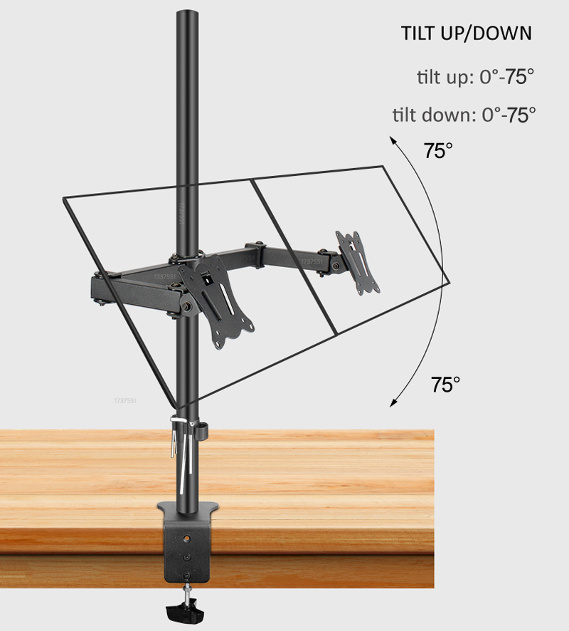 T902-280 360° drehbarer Stahl- – Monitor Arm Single Bewertung und Preis
