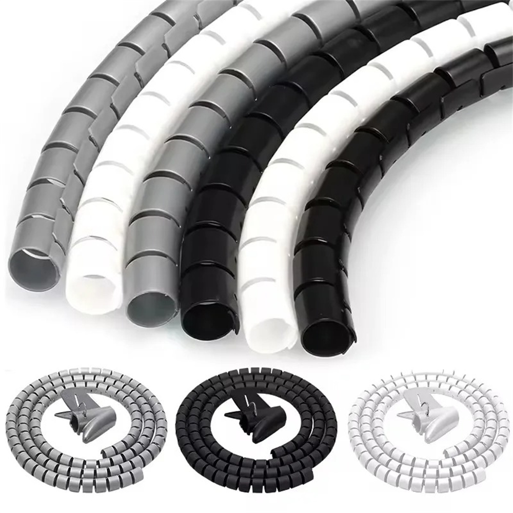 2M Flexibler Spiral-Kabelorgan – Desk Cable Clip Bewertung und Preis